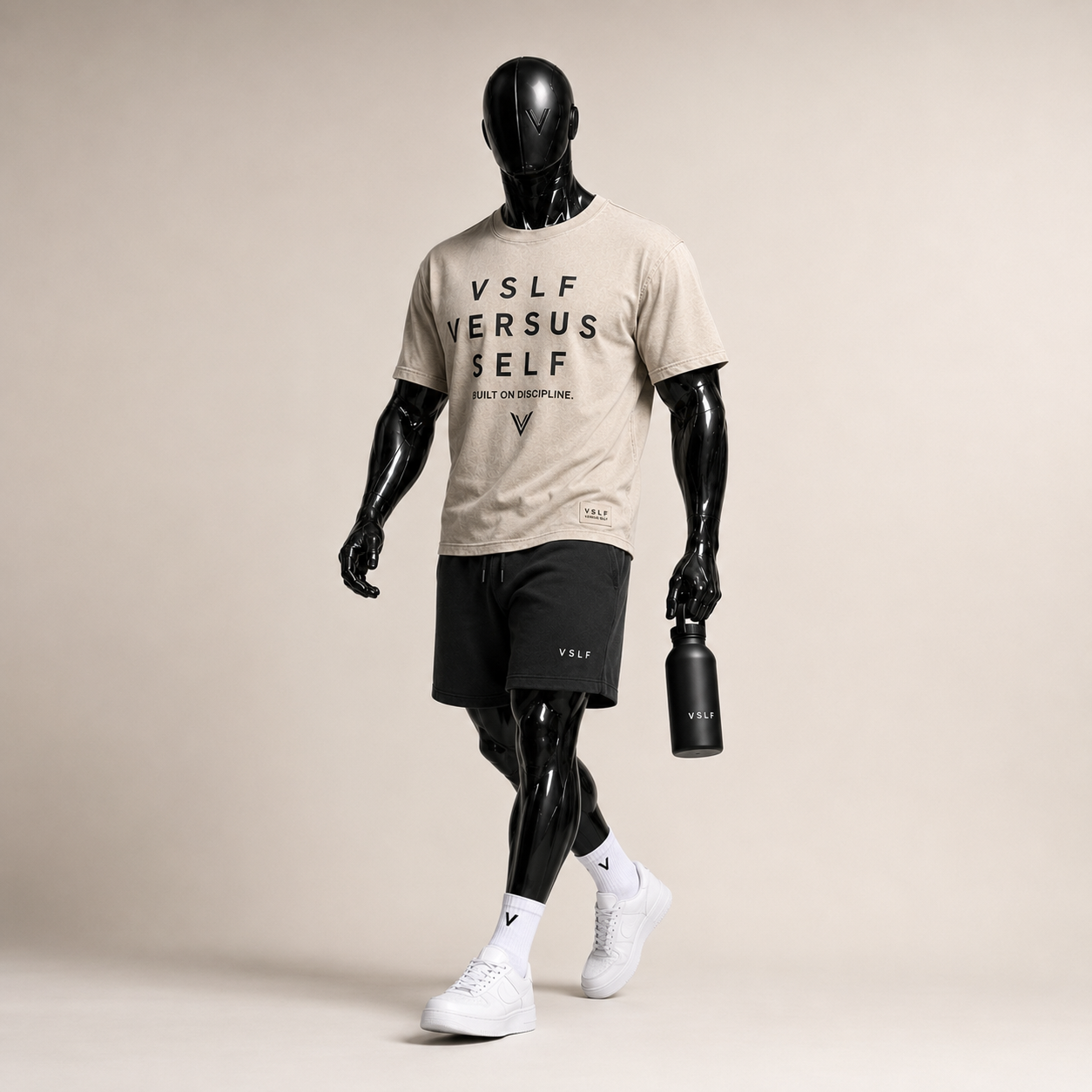0009. OVERSIZED IDENTITY JERSEY -  STONE WASH