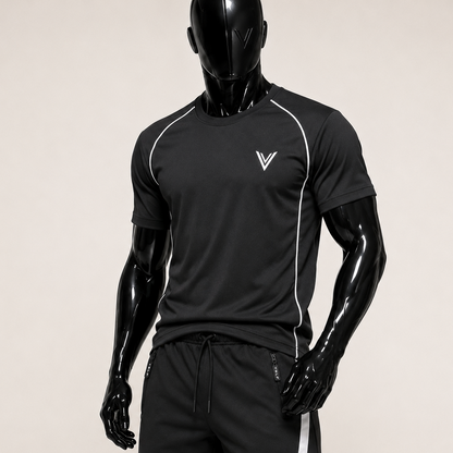 0002. ATHLETIC PERFORMANCE T-SHIRT - BLACK
