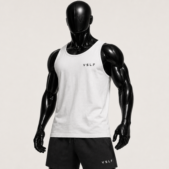 0003. ATHLETIC PERFORMANCE VEST - WHITE