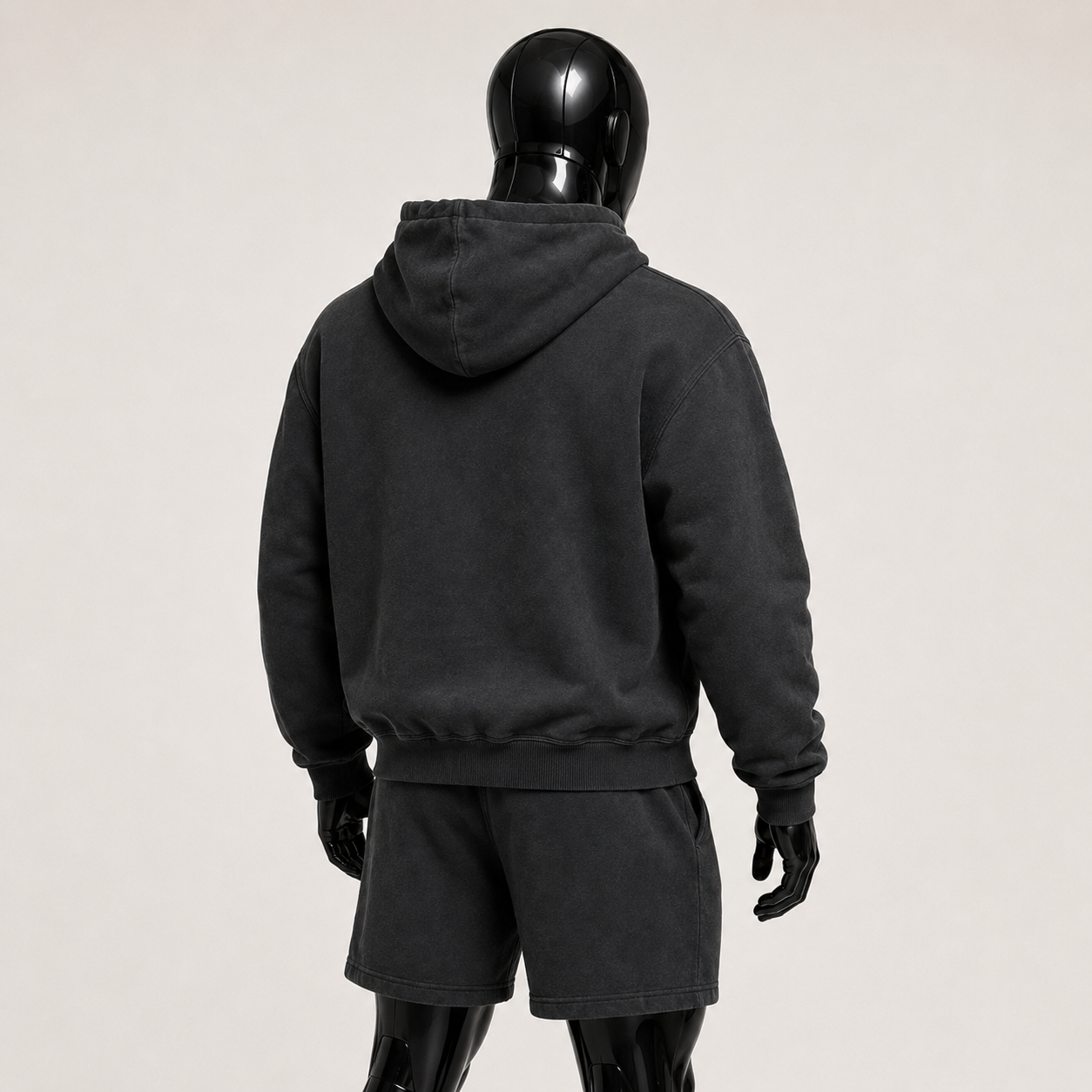 0004. VSLF CORE HOOD - WASHED BLACK