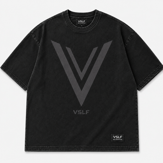 V Emblem - Oversized Graphic T-Shirt