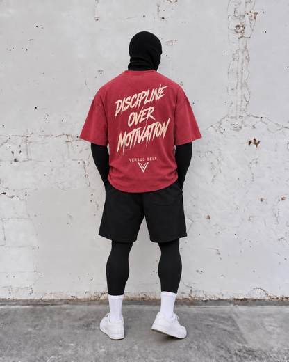 D.O.M Tee - Washed Red