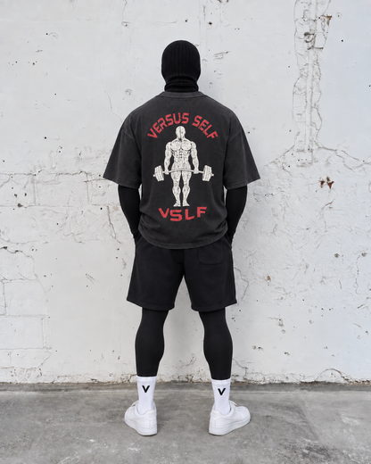 V Deadlift Tee - Black