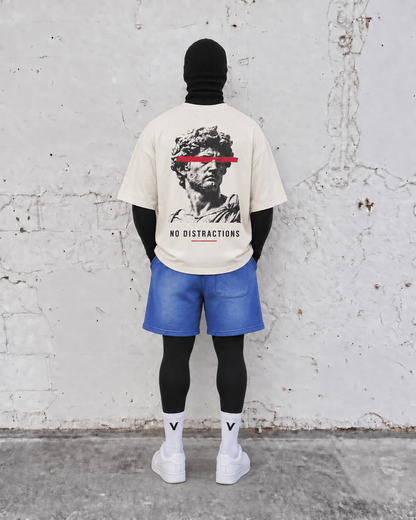 No Distractions Tee - Off White