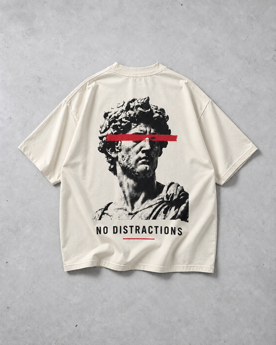 No Distractions Tee - Off White