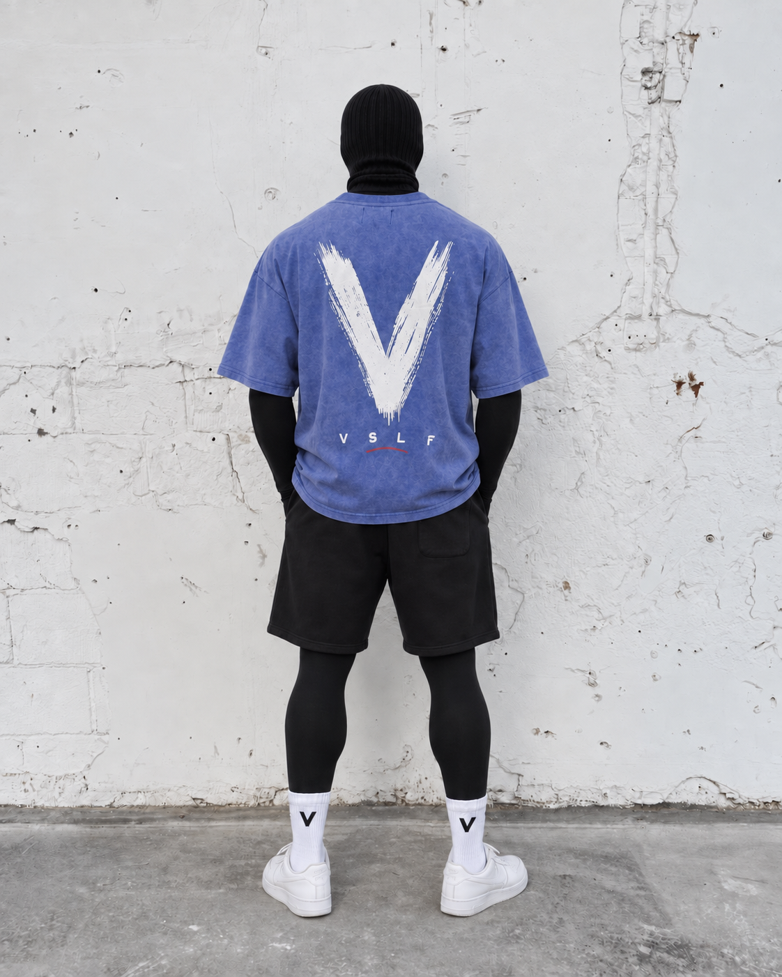 Built Different Tee - Washed Blue